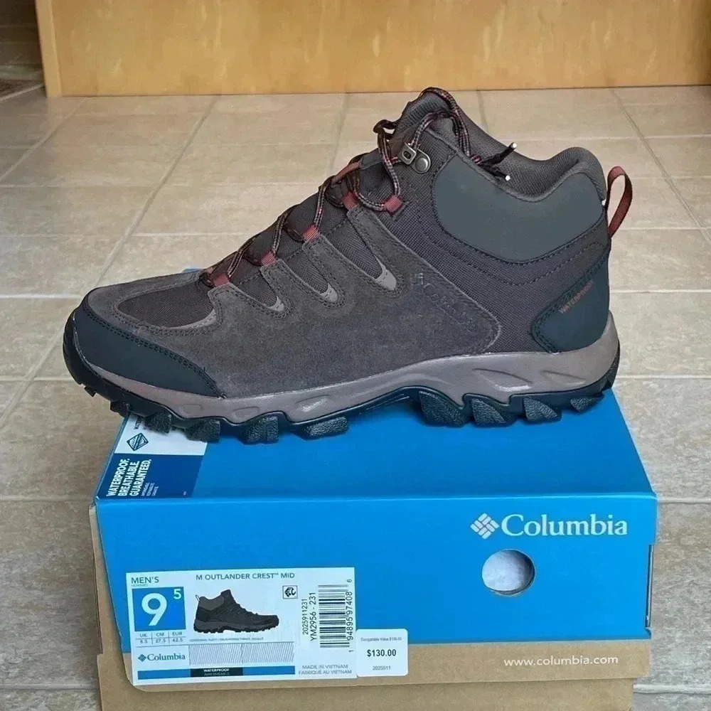 Columbia Outlander Crest Mid brown boot sz 9.5